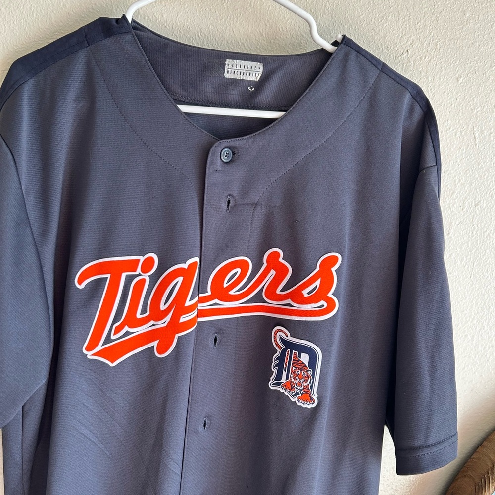 Gray Tigers Baseball Jersey